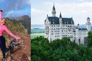 Gimnasta Natalie Stichova muere tras caerse de una montaña por una selfie con el Castillo de la Bella Durmiente