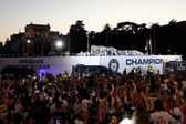 Real Madrid festejó una nueva Champions League en las calles de la capital española