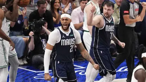 ¡Tienen vida! Dallas Mavs 'destrozan' a Boston Celtic y evitan la barrida en las Finales de la NBA