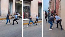 VIDEO: Captan pelea en pleno centro de Morelia y se hace viral