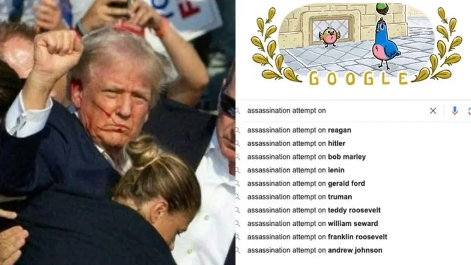 Función de Google omite resultados de búsqueda sobre asesinato fallido de Trump