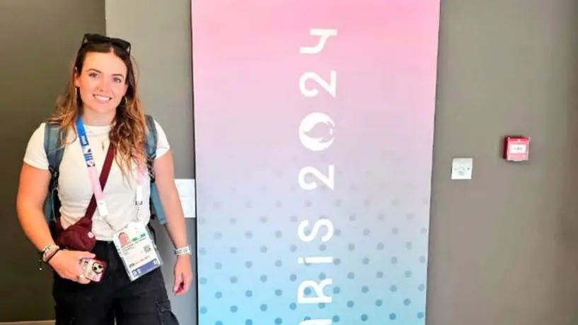 ¡La primera en París! Sofia Reinoso, primera mexicana en llegar a la Villa Olímpica