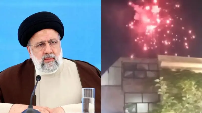 Iraníes celebran con fuegos artificiales el accidente del helicóptero de Ebrahim Raisi, creyendo que está muerto