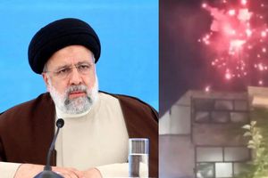 Iraníes celebran con fuegos artificiales el accidente del helicóptero de Ebrahim Raisi, creyendo que está muerto