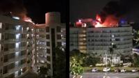 VIDEO: Helicóptero se desploma en hotel de Australia, muere el piloto