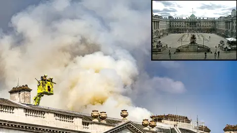VIDEO: Incendio en galería de arte puso en riesgo obras de Monet, Cézanne y Van Gogh