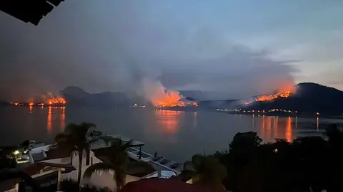 Incendios forestales alertan a población de Valle de Bravo
