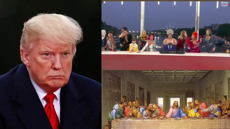 Donald Trump llama una “vergüenza” apertura de los Juegos Olímpicos por burlarse de "La Última Cena”