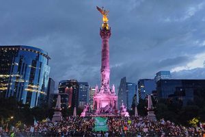 Reforma al Poder Judicial: Jueces y magistrados se manifiestan en el Ángel de la Independencia