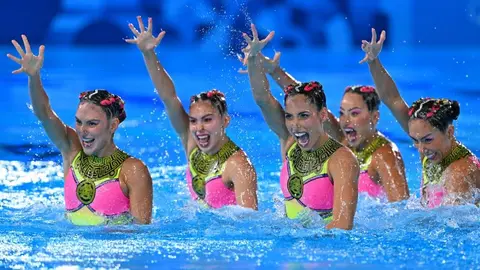 París 2024: México se despide en grande de la prueba por equipos en natación artística