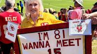 Aficionada de 81 años cumple su sueño de conocer a Patrick Mahomes