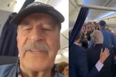 VIDEO: Bajan a Vicente Fox de avión… ¿Por orden de Venezuela?