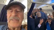 VIDEO: Bajan a Vicente Fox de avión… ¿Por orden de Venezuela?