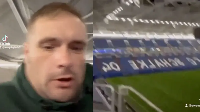Euro 2024: Aficionado inglés despierta en el Veltins-Arena a las cuatro de la mañana