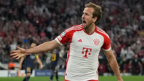 Harry Kane firma con Bayern Múnich la mejor participación de un futbolista inglés en Champions League