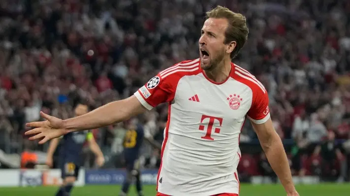 Harry Kane firma con Bayern Múnich la mejor participación de un futbolista inglés en Champions League