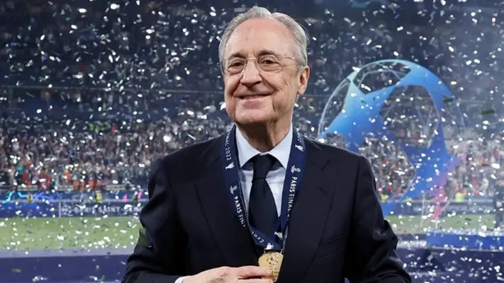 Florentino Pérez da otra pista sobre el fichaje de Mbappé con el Real Madrid