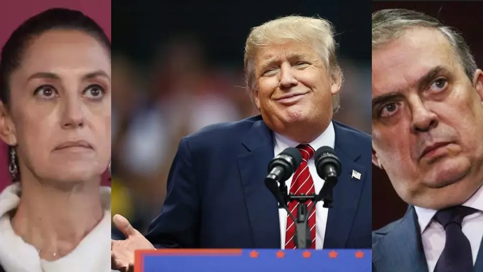 Tras burlarse Donald Trump de Marcelo Ebrard y criticar a México, Claudia Sheinbaum y Marcelo Ebrard le responden