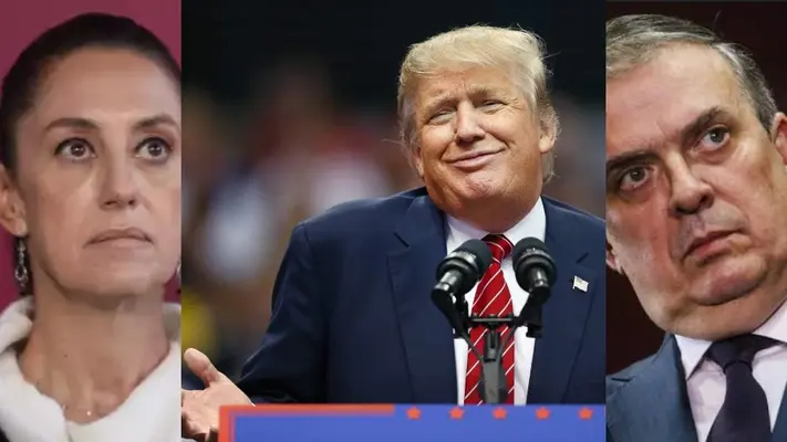 Tras burlarse Donald Trump de Marcelo Ebrard y criticar a México, Claudia Sheinbaum y Marcelo Ebrard le responden