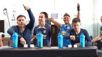 Jugadores de América tocan ‘remix’ del himno del club previo a la Final de Vuelta vs Cruz Azul