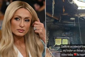 Tráiler de Paris Hilton se incendió accidentalmente durante el rodaje de video musical