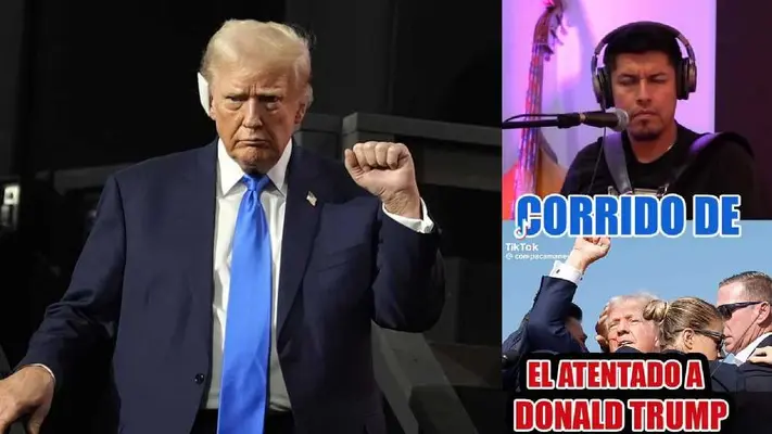 Así suena el corrido del atentado contra Donald Trump, que compuso un mexicano