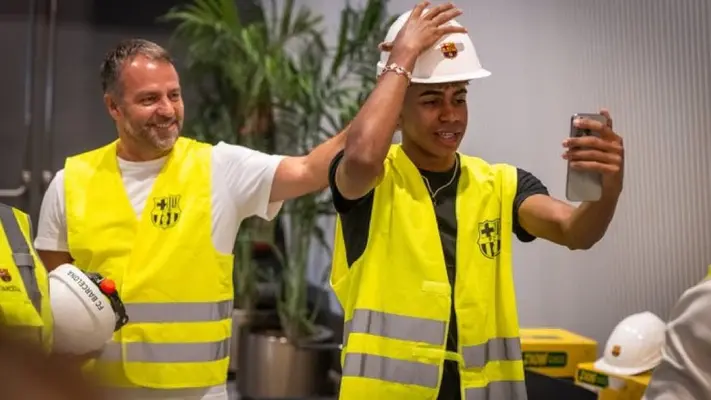 ¡Deja el balón por el casco! Yamal ‘se retira del futbol’ empieza su carrera como arquitecto