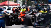 Pato O´Ward protagonizó terrible accidente en el Circuito de Toronto en la IndyCar