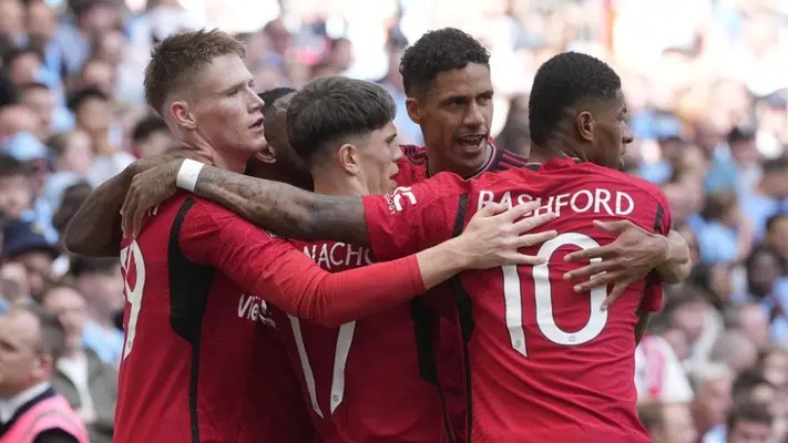 ¡Campeones! Manchester United se impone al Manchester City y se corona en la FA Cup