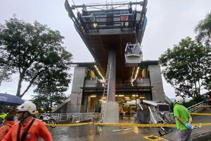 Cae cabina del Metrocable de Medellín, Colombia, dejando como saldo un muerto