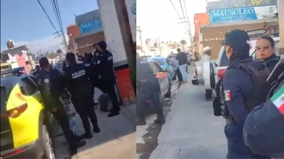 VIDEO: En un funeral en Atlixco, ex esposa, esposa y novia pelean por los restos de un taxista asesinado