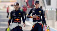 Max Verstappen defiende a Checo Pérez tras Hungría: "Tengo una muy buena relación con él"