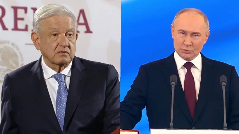 Niega AMLO detener a Vladímir Putin a petición de Ucrania en evento de Claudia Sheinbaum