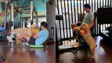 ¡Entrenamiento de campeón! Checo Pérez compartió su rutina a lado de sus mascotas