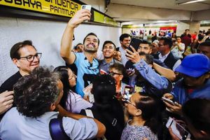 ¡En primera fila! Jorge Máynez vivió la eliminación de México de la Copa América en el State Farm