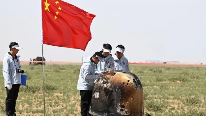 La sonda china Chang’e-6 trae a la Tierra las primeras muestras de la cara oculta de la Luna