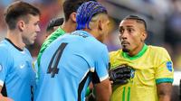 ¡Primero el país! Ronald Araújo y Raphinha se 'encararon' en el Uruguay vs Brasil