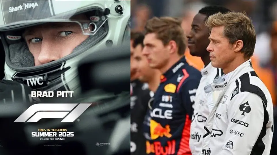 ¡Brad Pitt a la F1! El actor regresó al Gran Premio de Gran Bretaña para película de la Fórmula 1