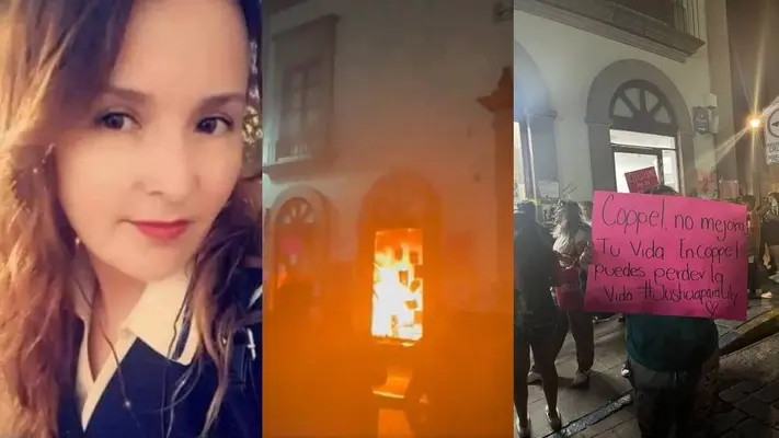 Prenden fuego a tienda Coppel donde fue asesinada Eva Liliana