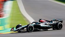 Tras descalificación de Russell, Checo Pérez es séptimo en Bélgica y Hamilton gana