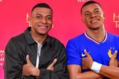 La increíble reacción de Kylian Mbappé al ver su figura de cera