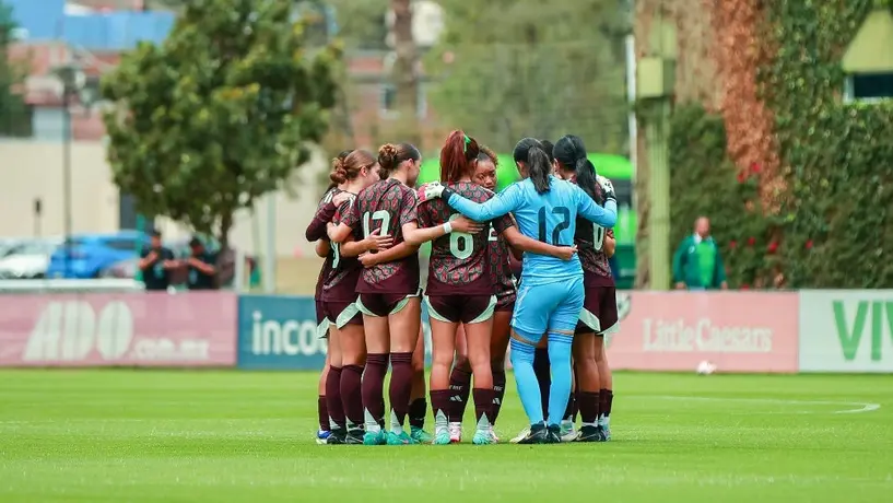 Tri Femenil Sub 17 venció a Colombia en partido de preparación celebrado en el CAR