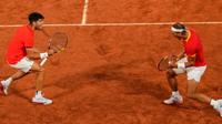 Rafa Nadal y Carlos Alcaraz debutan en París 2024 con victoria en dobles sobre Argentina