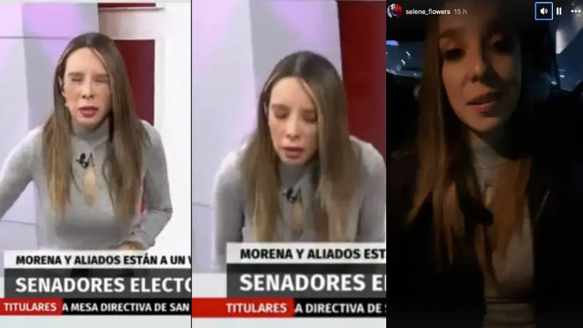 VIDEO: La periodista de Milenio, Selene Flores, se desvanece en vivo en pleno noticiero