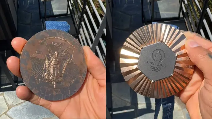 Exhiben deterioro en medalla de bronce de París 2024 a una semana de ser entregada