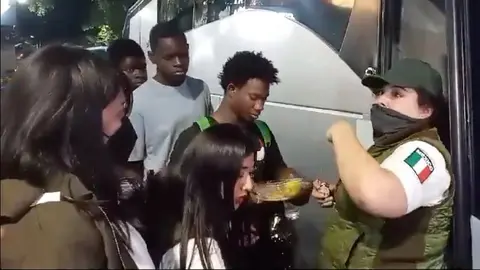 Desalojan campamento de migrantes en la colonia Juárez en la CDMX
