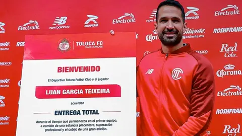 Luan García es presentado con Toluca para el Apertura 2024: “Es un honor estar acá”