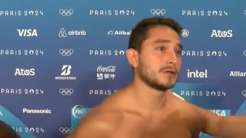 París 2024: Kevin Berlín rompe en llanto tras finalizar en cuarto lugar en clavados