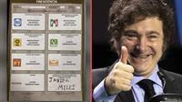 Mexicanos votan por Javier Milei y mandatario argentino lo presume en sus redes