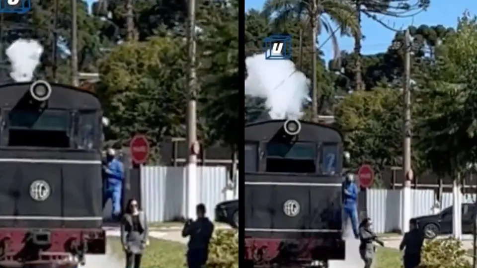VIDEO: Maquinista patea a mujer para que no fuera golpeada por un ferrocarril
